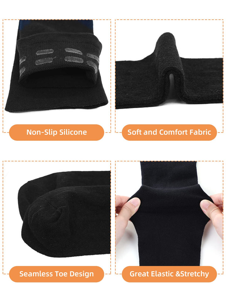 Women Non Slip Thigh High Socks Fashion Tube Stockings above Knee Cosplay Socks