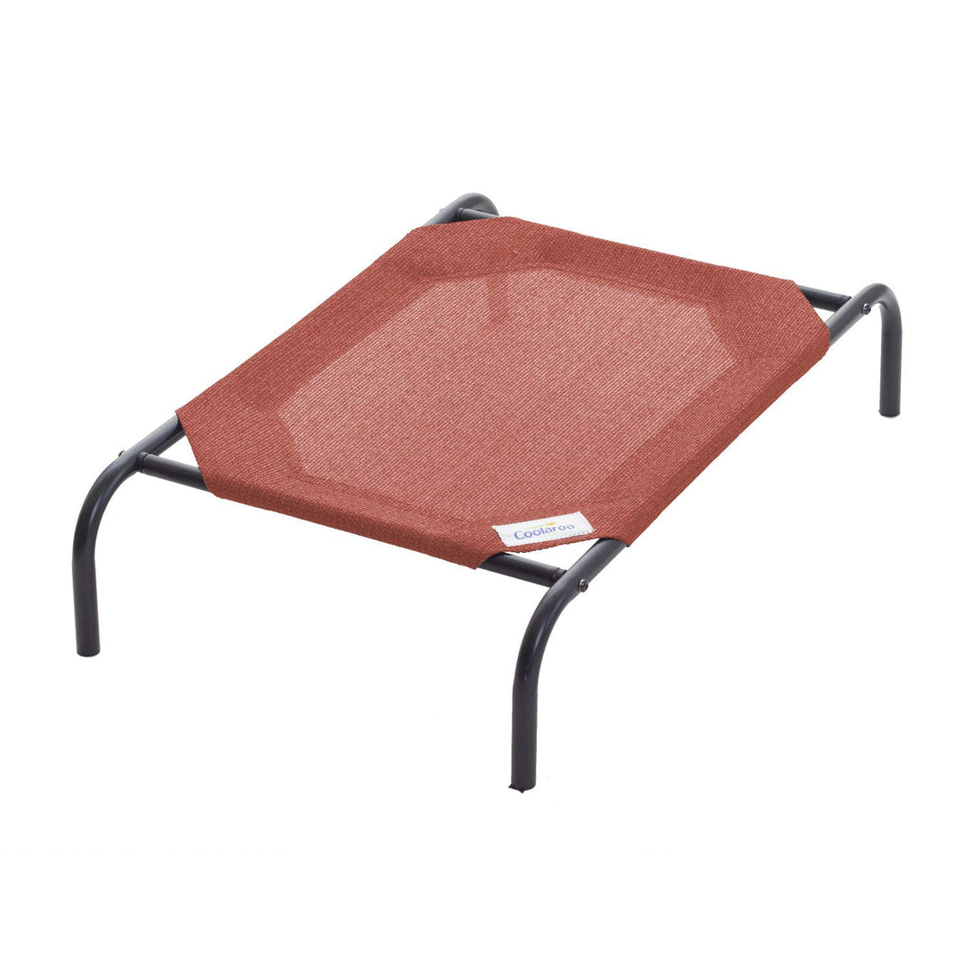 COOLAROO The Original Cooling Elevated Dog Bed, Indoor and Outdoor, Small, Terracotta