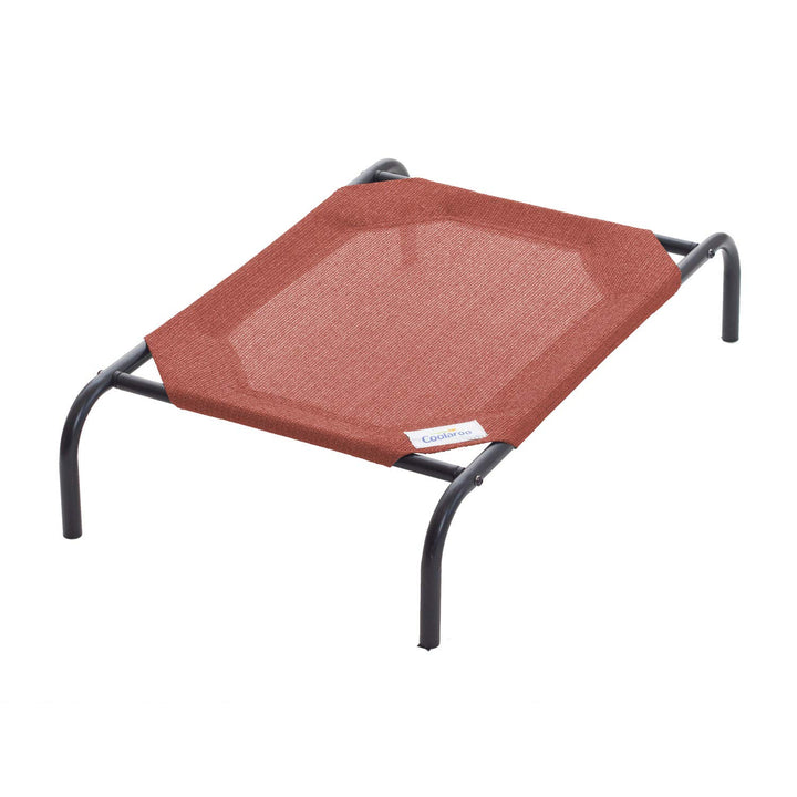 COOLAROO The Original Cooling Elevated Dog Bed, Indoor and Outdoor, Small, Terracotta