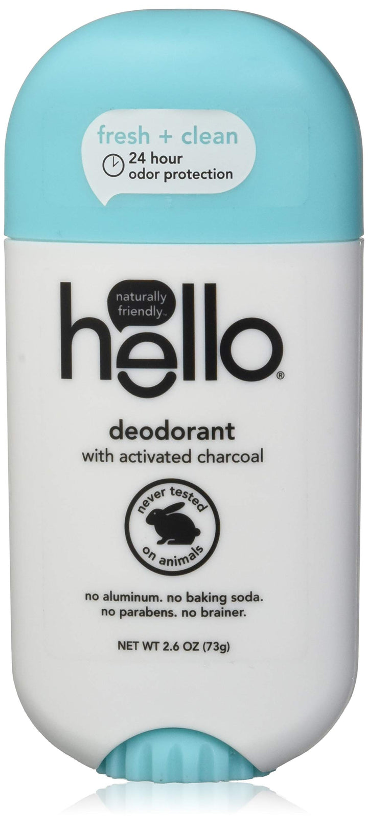 HELLO Clean and Fresh Deodorant with Activated Charcoal