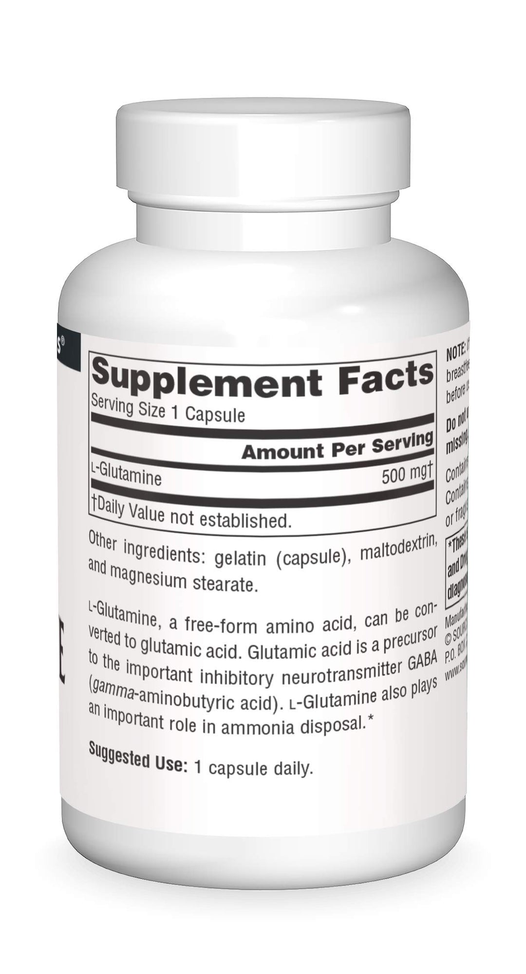 Source Naturals L-Glutamine, Free Form Amino Acid That 