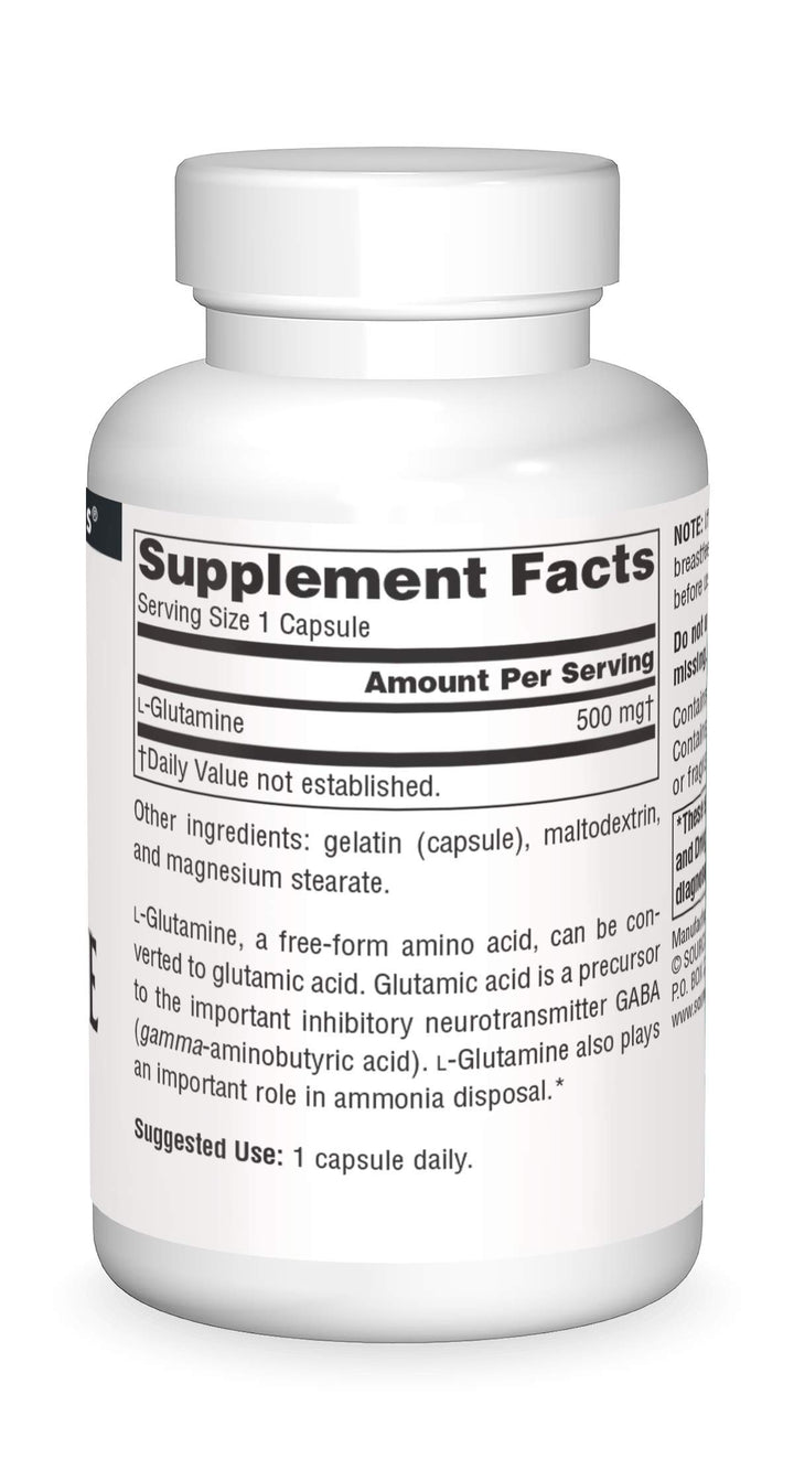 Source Naturals L-Glutamine, Free Form Amino Acid That 