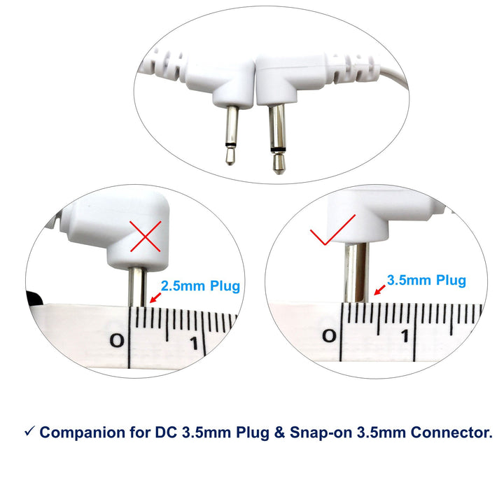 LiteTour Tens Wires Electrode Wires For Tens Unit,Dc 3.
