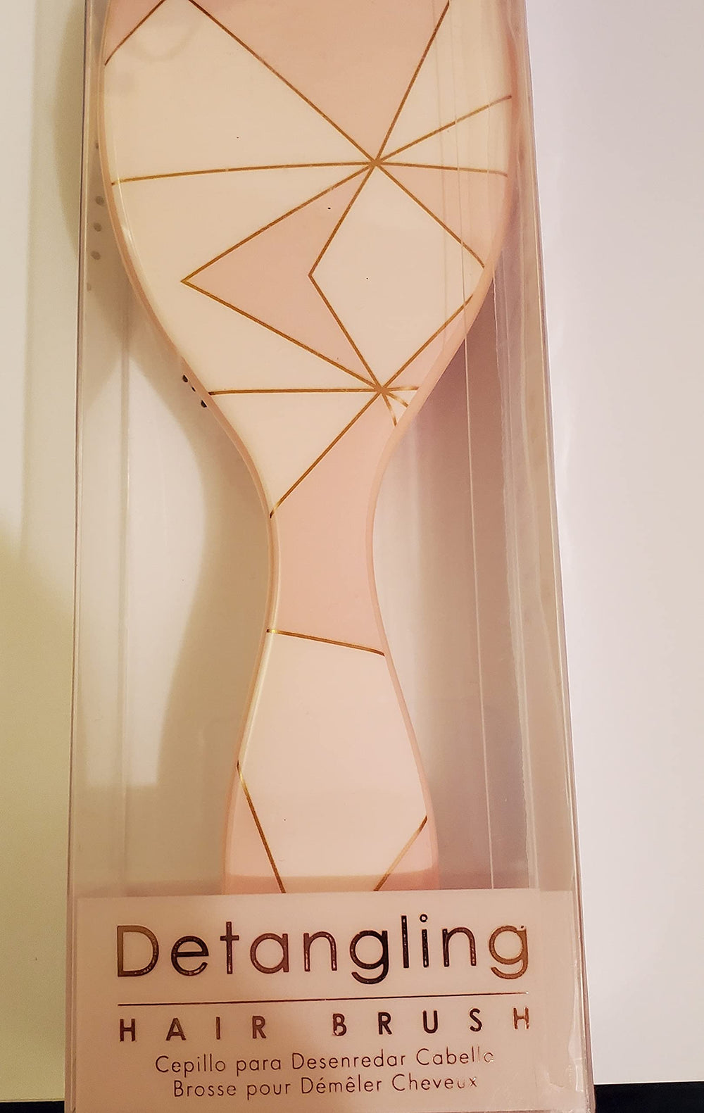 Wet-n-dry geometric hair detangler