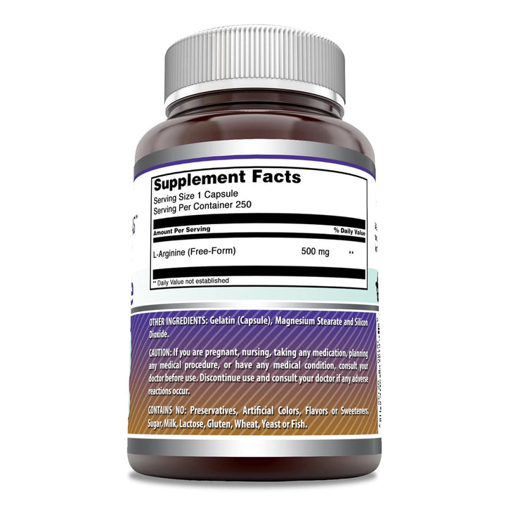 Amazing Formulas L-Arginine Supplement | 500 Mg Per Ser