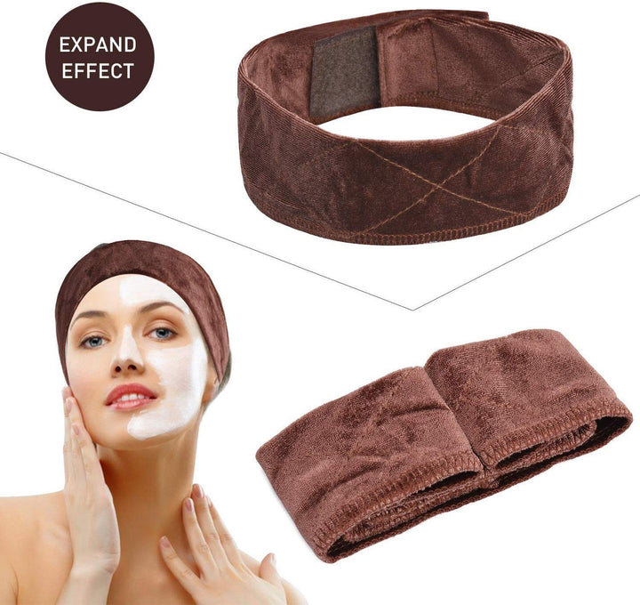 sansheng 3PCS Wig Grip Flexible Velvet Headband Scarf H