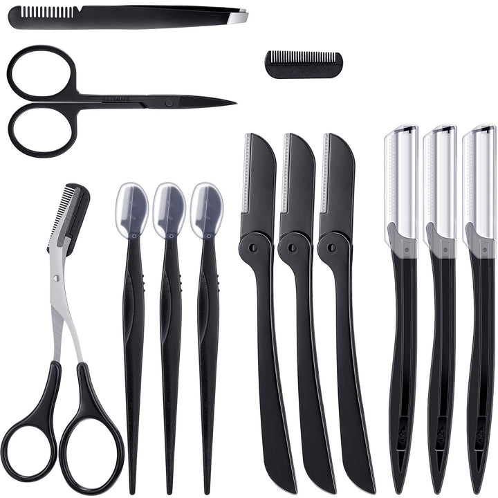 12 Pieces Eyebrow Kit Multipurpose Exfoliating Dermapla