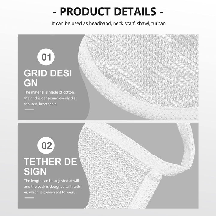 EXCEART 2pcs Neck Stoma Cover Neck Trach Shield Dust- Proof Breathable Neck Trach Cover Wound Dressing Protector Guard for Laryngectomy Home Travel (White)