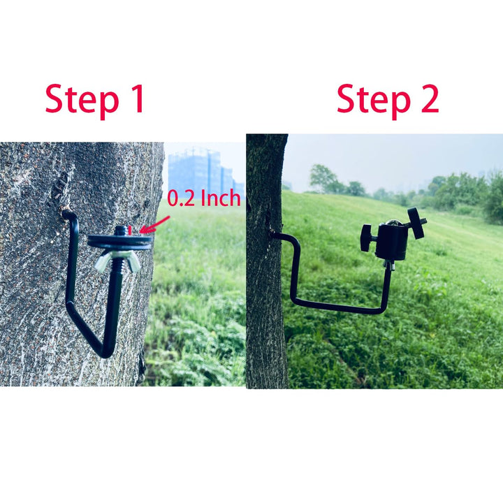 BeIETree Trail Camera Mount, Adjustable Angle Supports 