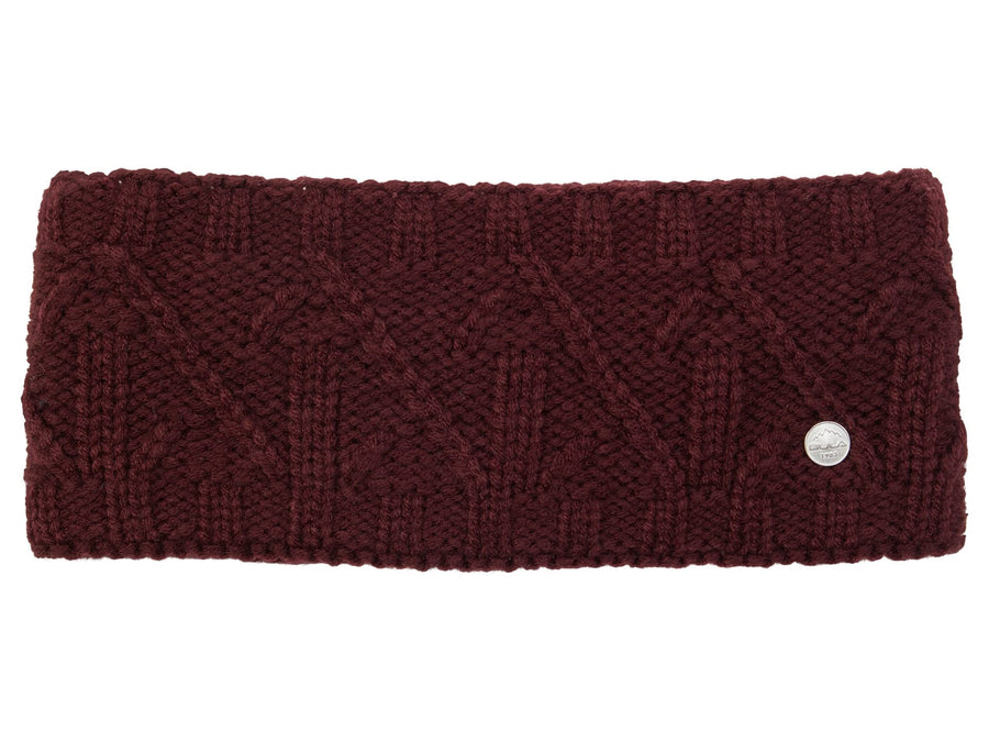 Modern Earband Burgundy One Size