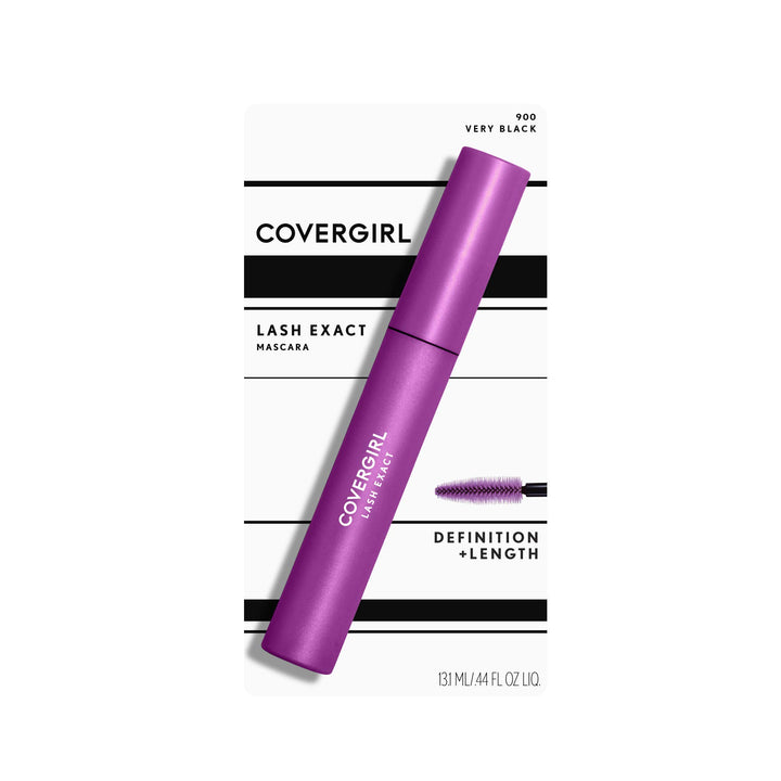 CoverGirl Lashexact Mascara, Mascara Cd Very Black 900, 0.13 Ounce Package