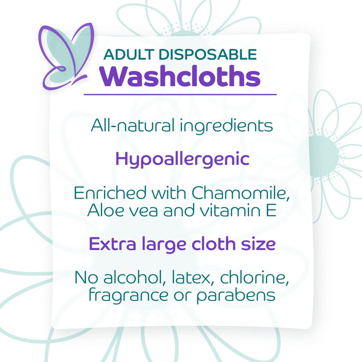 A World of Wipes Professional Natural Adult Disposable 
