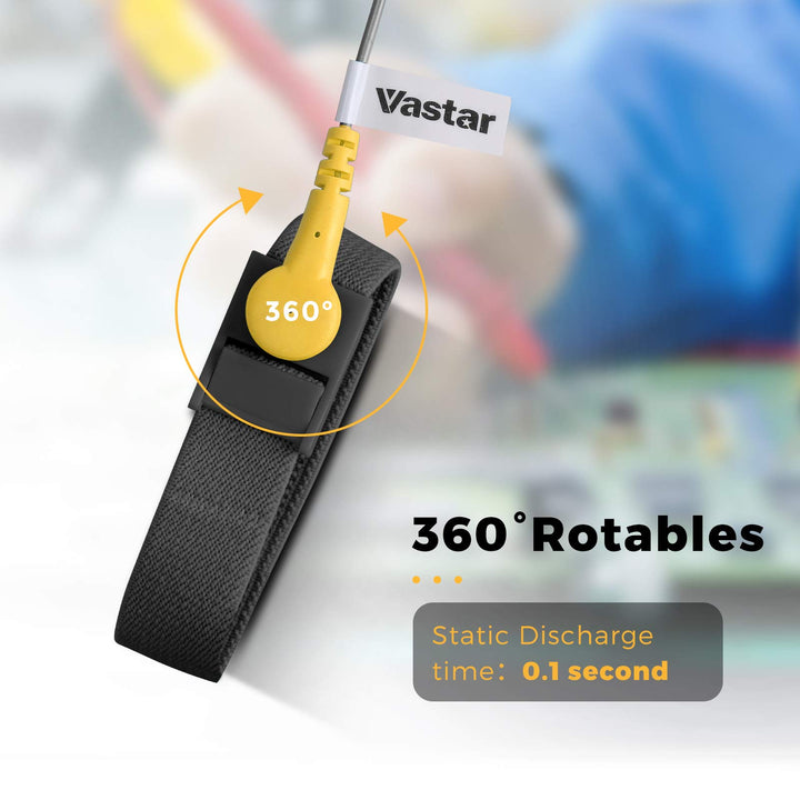ESD Anti-Static Wrist Strap Components, Blue