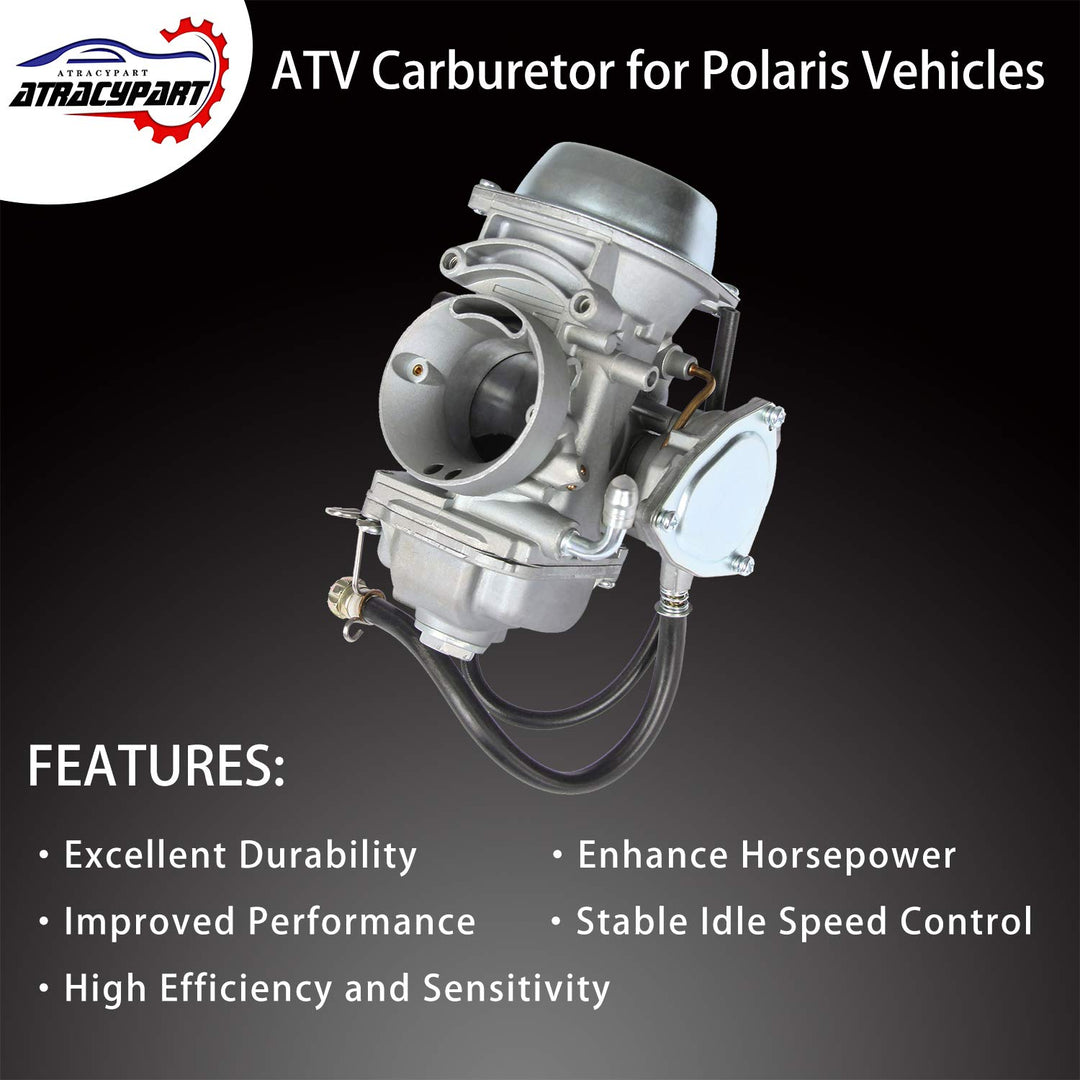 Carburetor Carb for 2001-2005 &amp; 2010-2012 Polaris Sportsman 500 4X4 HO | 1997-2009 Polaris scrambler 500 4x4 | 2000-2002 Polaris Trail Boss 325