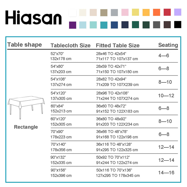 Hiasan Red Tablecloth Rectangle - Wrinkle Resistant and