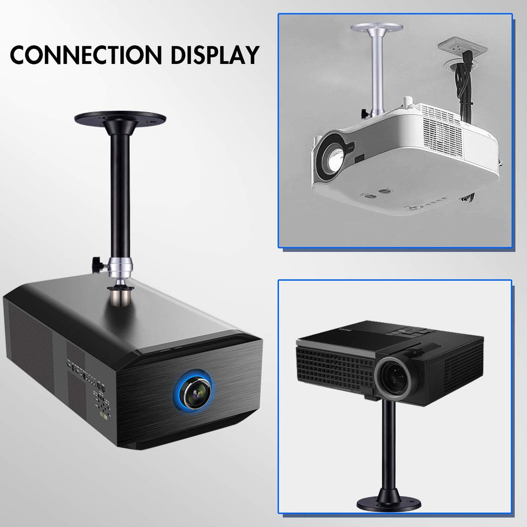Yizerel 2 Pack Mini Ceiling Projector Mount Set, Adjust