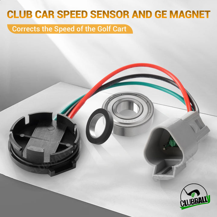 Club Car Speed Sensor and GE Magnet Golf Cart DS IQ &amp; Precedent with GE Motor Only, OEM#102265601