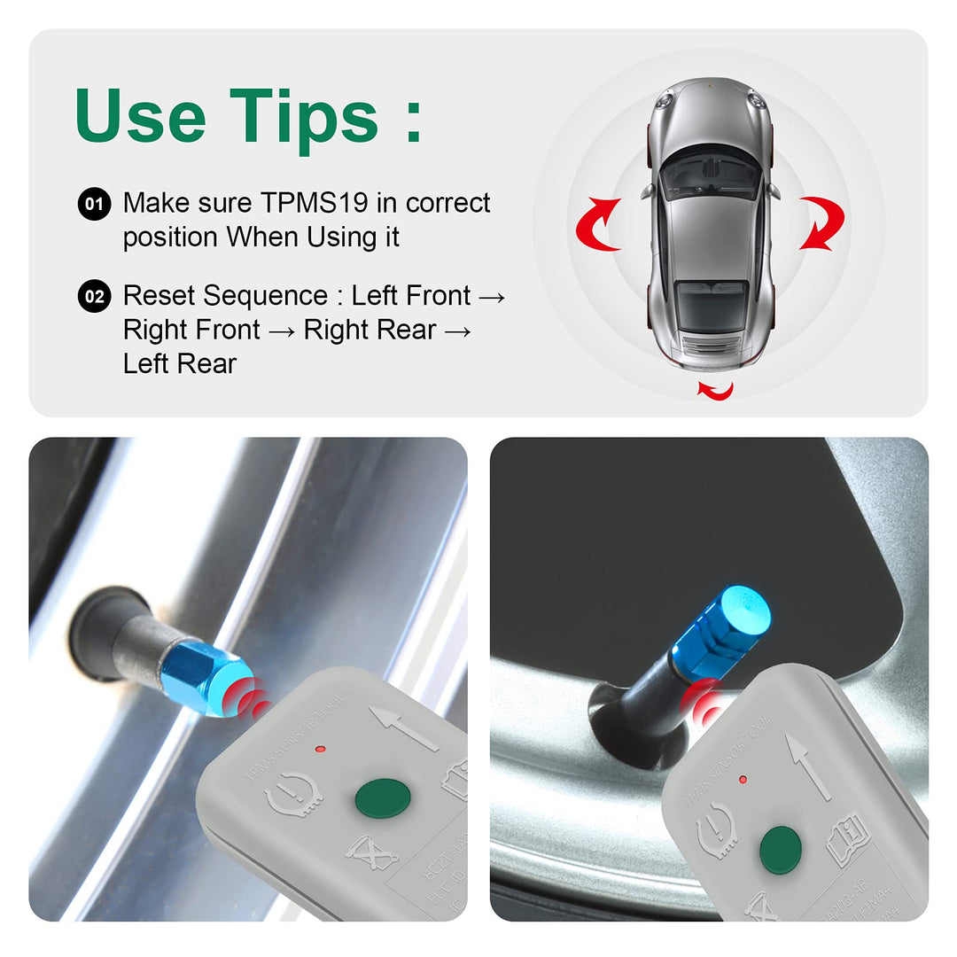TPMS Sensor Tool TPMS Reset Sensor Programming Training Tool Tire Pressure Mointor System TPMS19 (8C2Z-1A203-A)