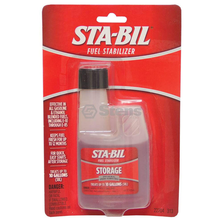 Storage Fuel Stabilizer - Keeps Fuel Fresh for 24 Months - Prevents Corrosion - Gasoline Treatment that Protects Fuel System - Fuel Saver - Treats 10 Gallons - 4 Fl. Oz. (22204)