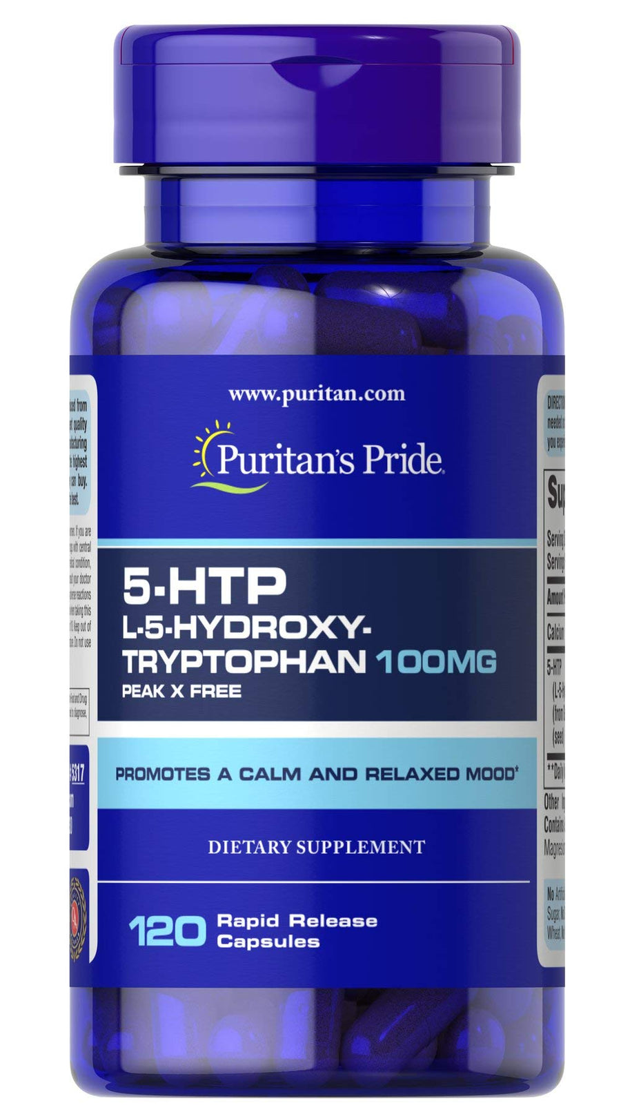 Puritans Pride 5-htp 100 Mg (griffonia Simplicifolia) C