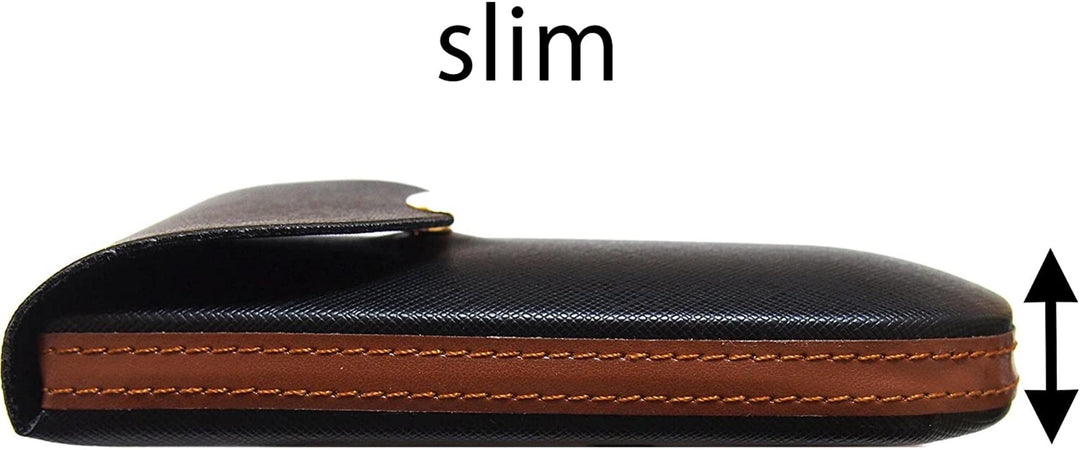 Slim, Light, semi- Hard, Eye Glasses Case (Black)