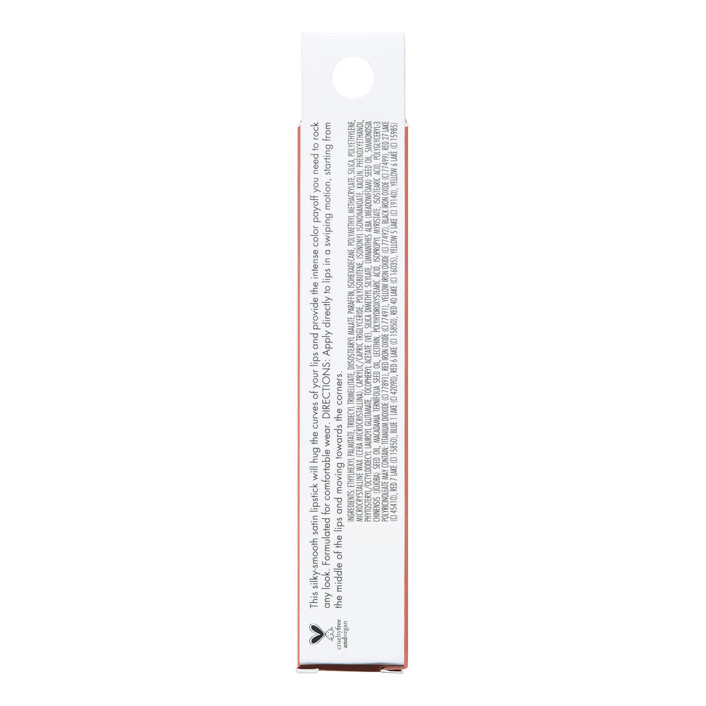 Srsly Satin Lipstick, Intense color Payoff & Silky Smooth Formula, Nectar, 0.16 Oz (4.5g)