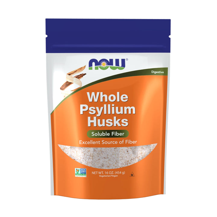 NOW Foods Supplements, Whole Psyllium Husks, Non-GMO Pr