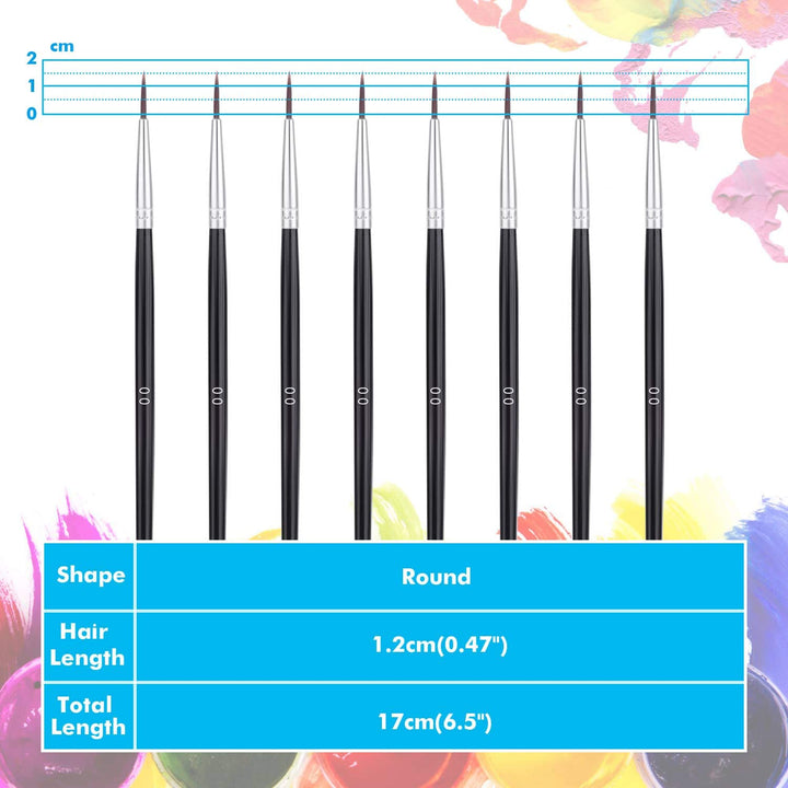 Miniature Detail Paint Brushes, Anezus 30 Pcs Paintbrus