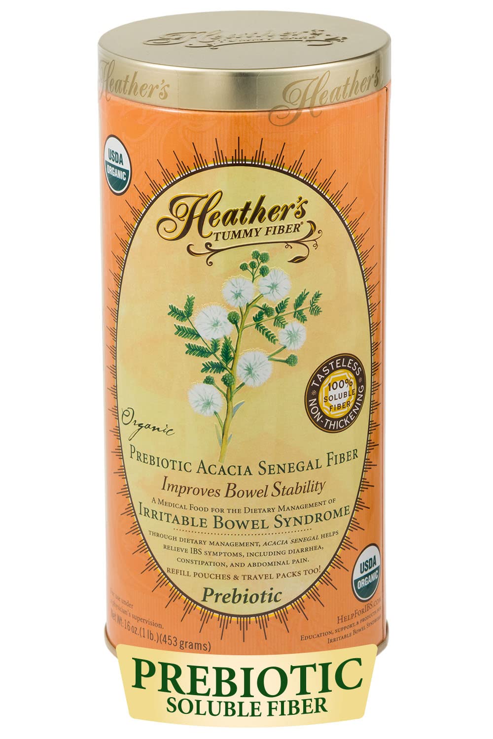 Heather&#39;s Tummy Fiber Organic Acacia Senegal fo