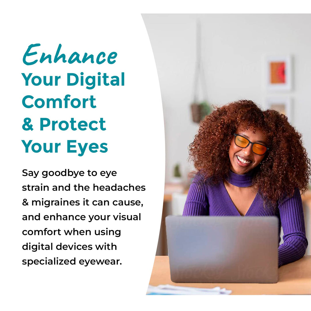 99.9% Orange Blue Light Blocking Glasses for Computer, TV, Gaming Use Improve Sleep Quality by Naturally Producing Melatonin for Women and Men