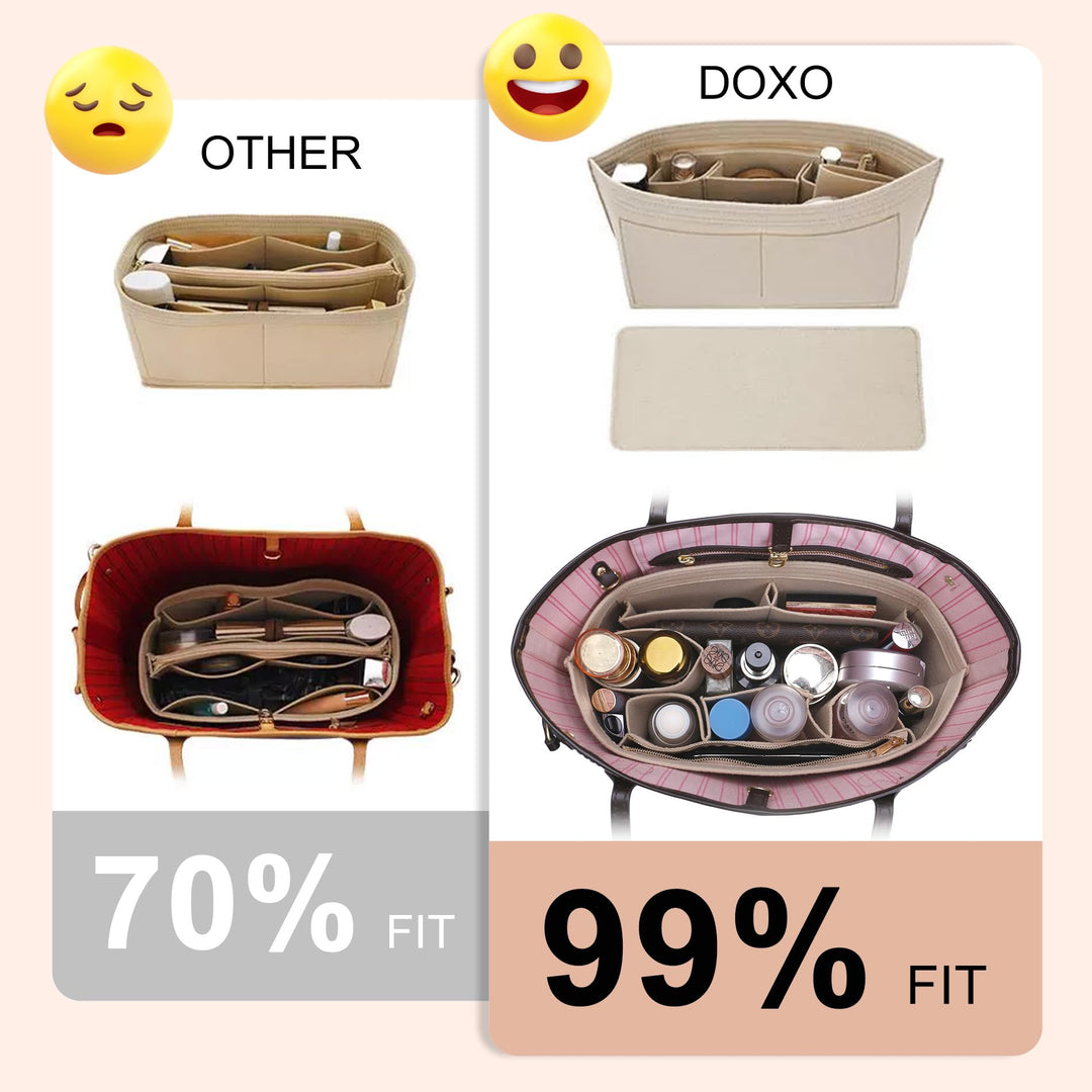 Doxo Purse Organizer Insert for Handbags &amp; Base