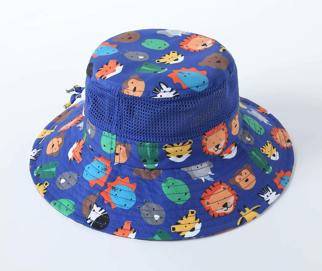 UPF 50+ Kids Hat Lite Sun Bucket Hat for Boys Sun Protection Hats Zoo 2-4 Years
