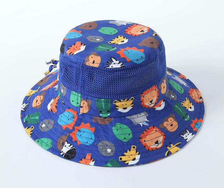 UPF 50+ Kids Hat Lite Sun Bucket Hat for Boys Sun Protection Hats Zoo 2-4 Years