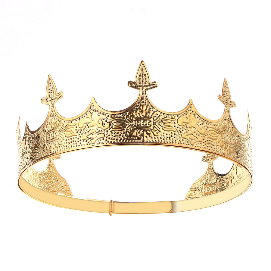 CROWN GUIDE King Crown for Men Medieval Wedding, Royal 