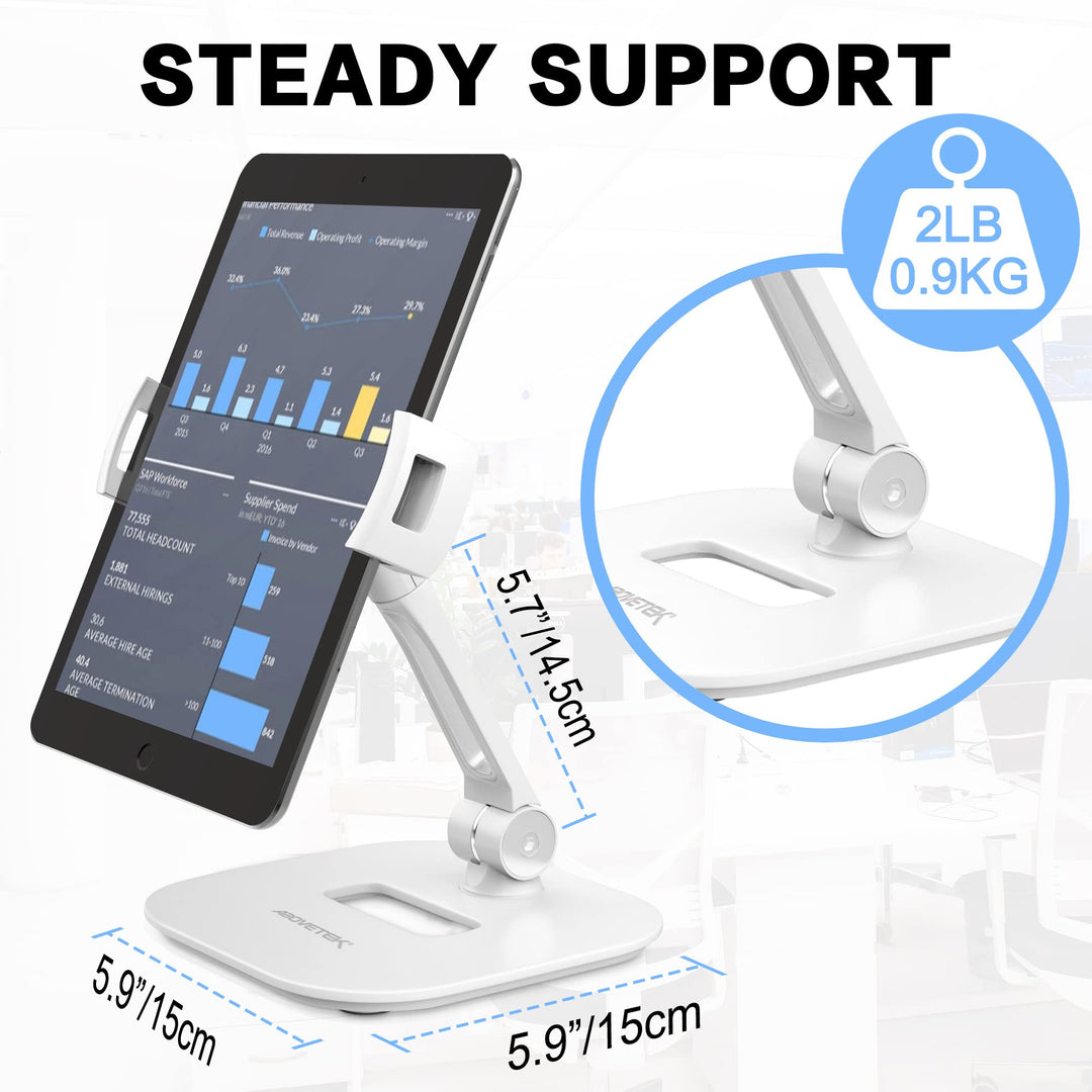 AboveTEK Tablet Stand Holder, Stylish Aluminum iPad Sta