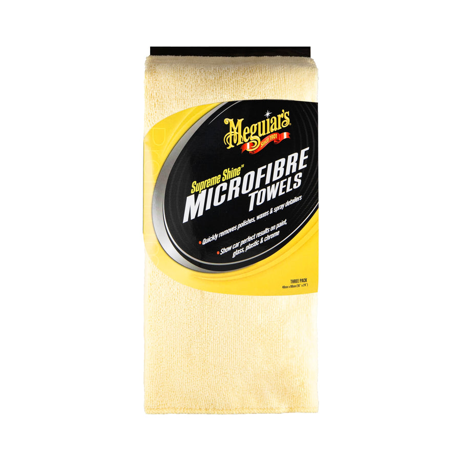 X2020 Supreme Shine Microfiber Towels - 3 Pack