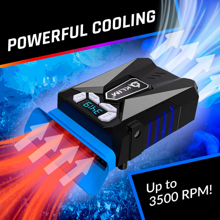 KLIM Cool Laptop Cooler with Vacuum Fan - New Version 2