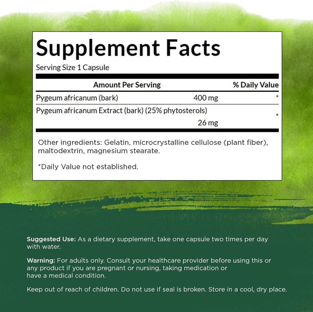 Swanson Pygeum - 400mg Herbal Supplement for Male Prost