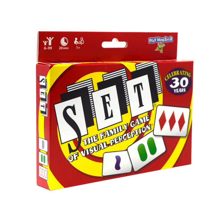 SET - The Family Card Game of Visual Perception - Race to Find The Matches, For Ages 8+,81 Cards, Rules included