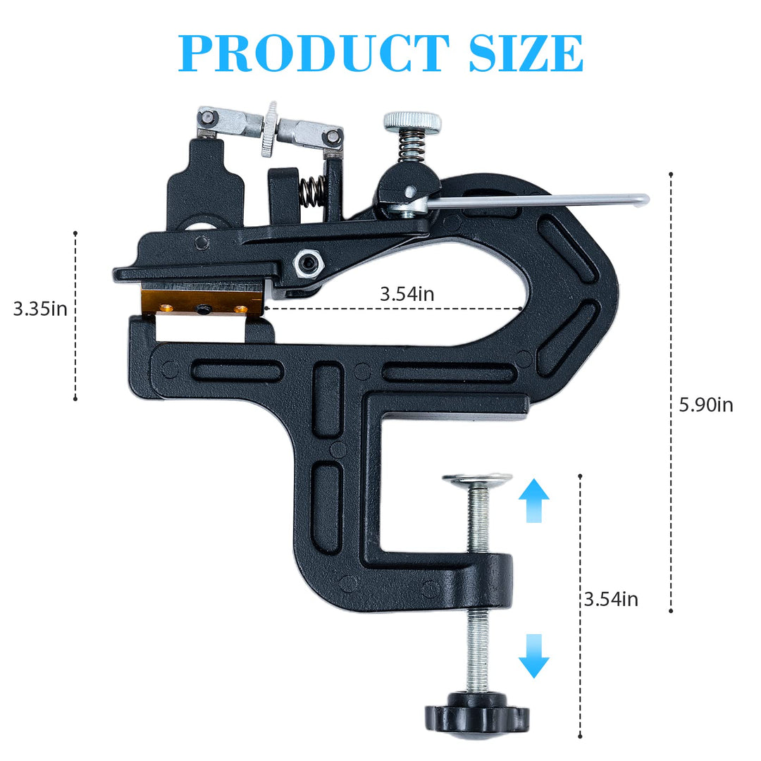 Innetoc Manual Leather Skiver Peeler Splitter Thinning Skiving Machine Leather Craft Edging Machine for Leather DIY Project