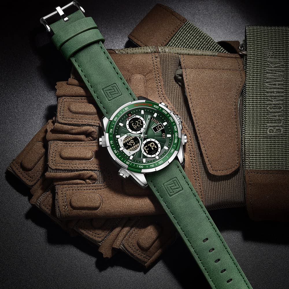 NAVIFORCE Nf9197-Sgngn Men&#39;s Military Digital W