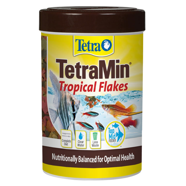 Min Tropical Flakes 3.53 Ounces, Nutritionally Balanced Fish Food, Model Number: 16204