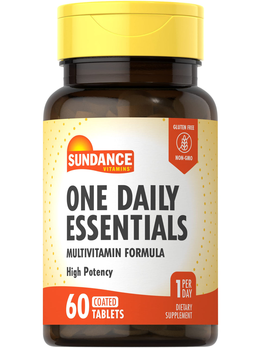 Sundance Daily Multivitamin for Adults | 60 Tablets | High Potency Formula | Non-GMO and Gluten Free Supplement