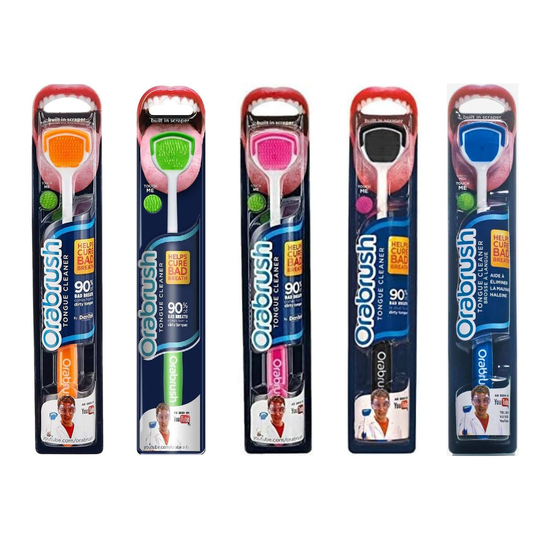 1 Pack Orabrush Tongue Cleaner Scraper