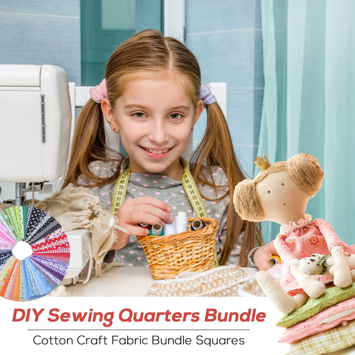 120 Pcs 4&#39;&#39; x 4&#39;&#39; Cotton Craft Fabric Bundle Squares,DIY Sewing Quarters Bundle,Precut Cotton Fabric Bundles for Precut Fabric,Quilting Fabric Bundles,DIY Sewing Quilting Scrapbooking