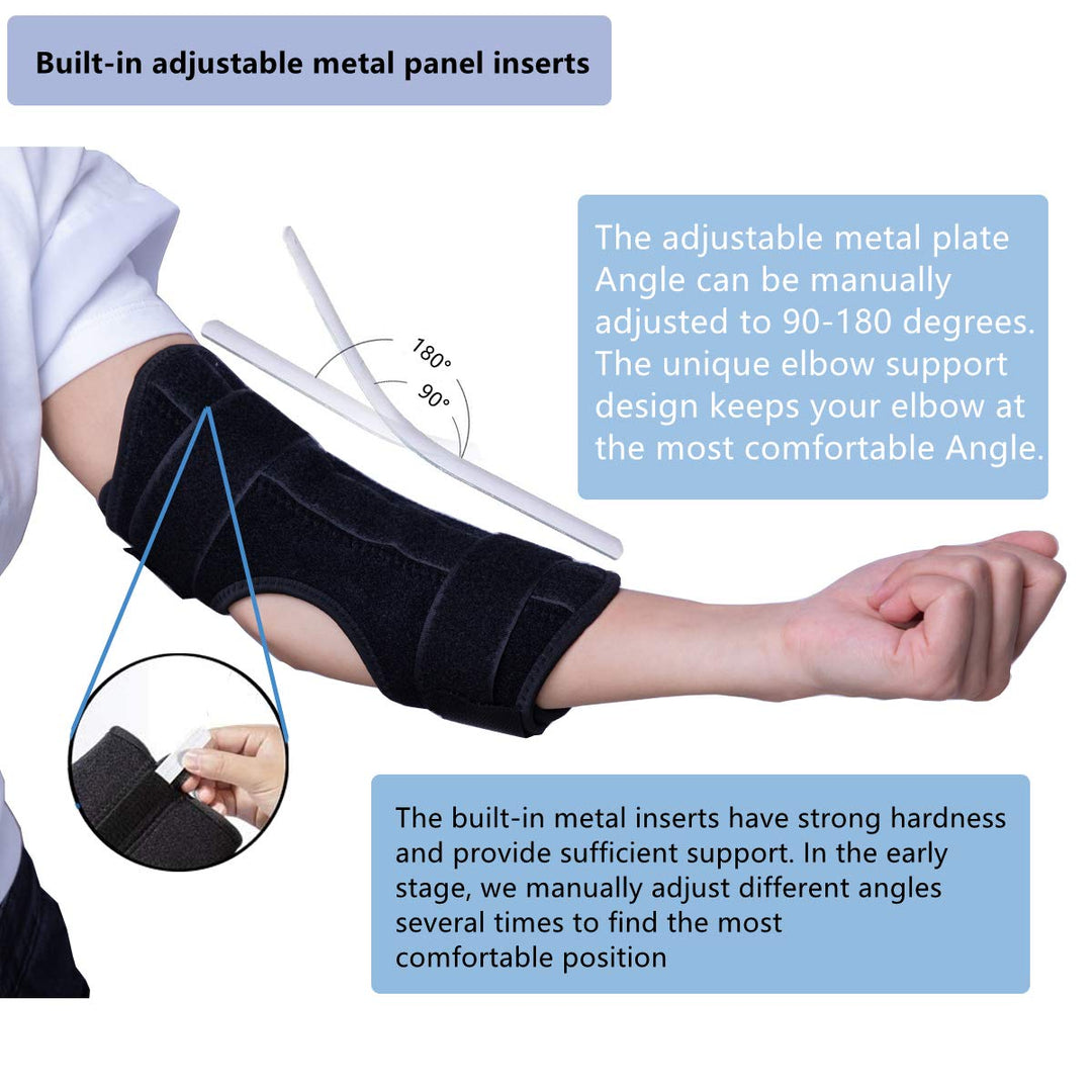 Elbow Brace Cubital Tunnel Syndrome, Adjustable Elbow S