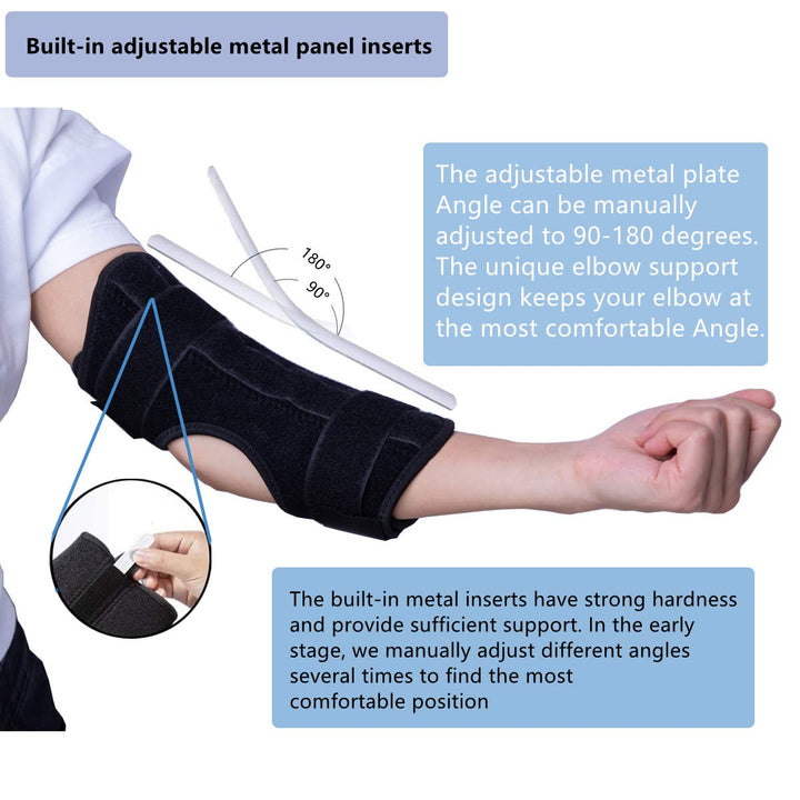 Elbow Brace Cubital Tunnel Syndrome, Adjustable Elbow S