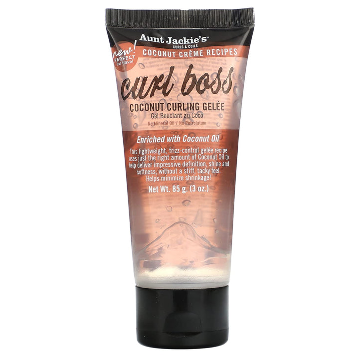 Aunt Jackie&#39;s Curl Boss Coconut Curling Gelee Travel Size 3oz