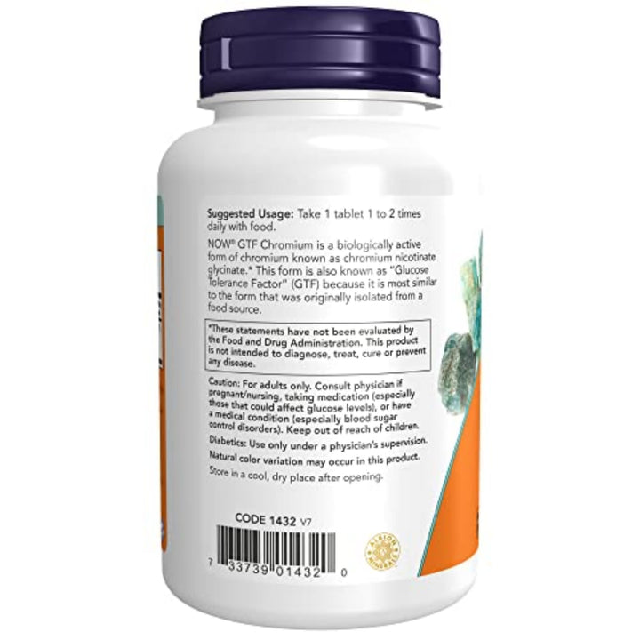 NOW Foods Supplements, GTF (Glucose Tolerance Factor) C