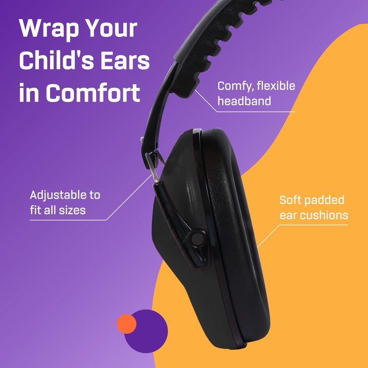 Kids Ear Protection, Noise Canceling Headphones Kids, Age 3-16, 26dB Noise Reduction, Ear Muffs for Kids, Kids Noise Cancelling Headphones, Earmuffs for Autism, Boys, Girls, Toddlers